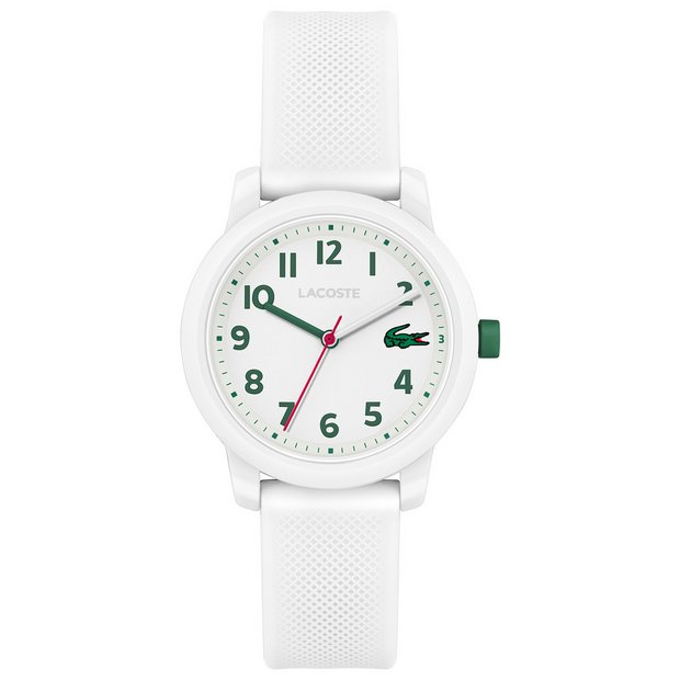 Lacoste watch deals women's white