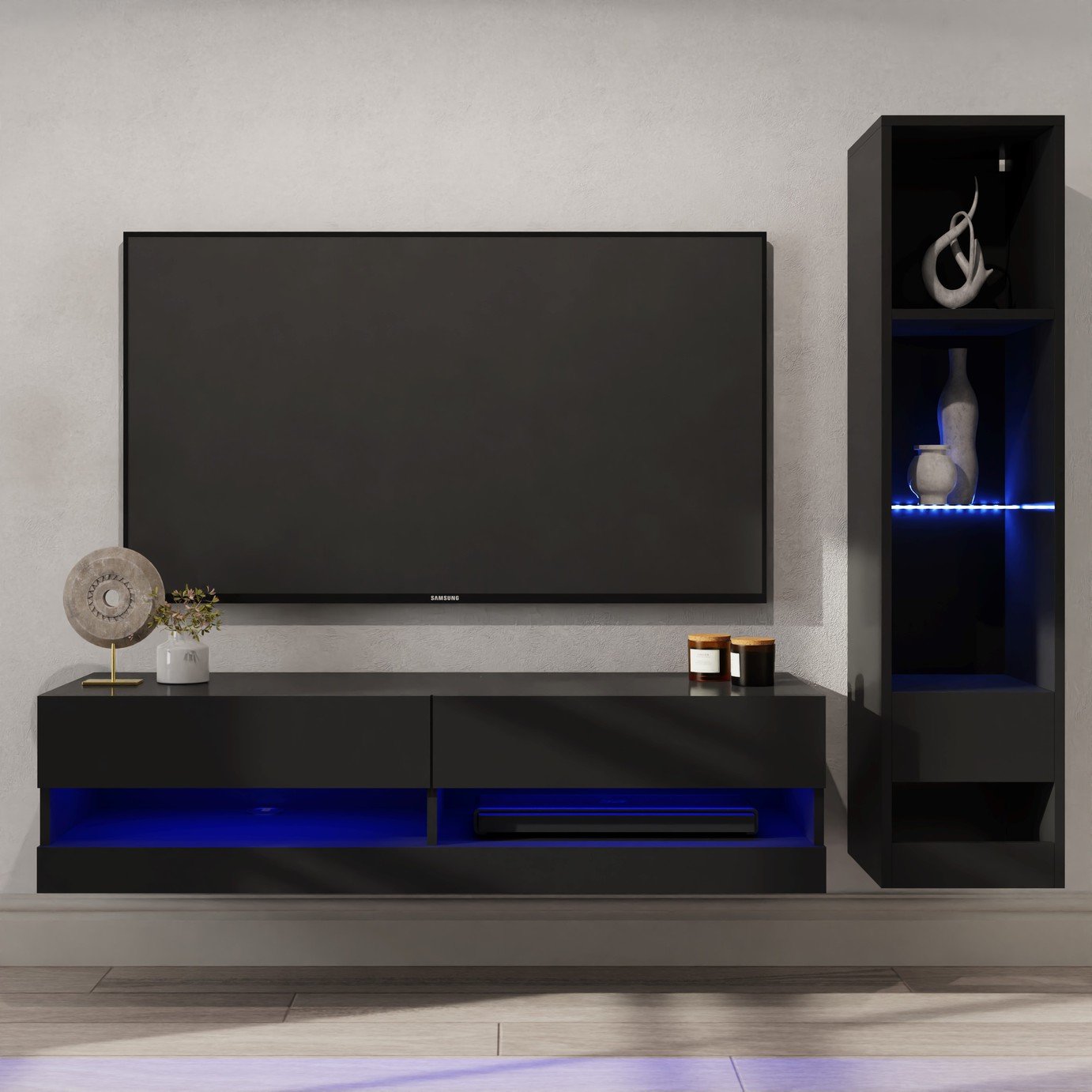 GFW Galicia 2 Piece Furniture Set with 120cm Unit