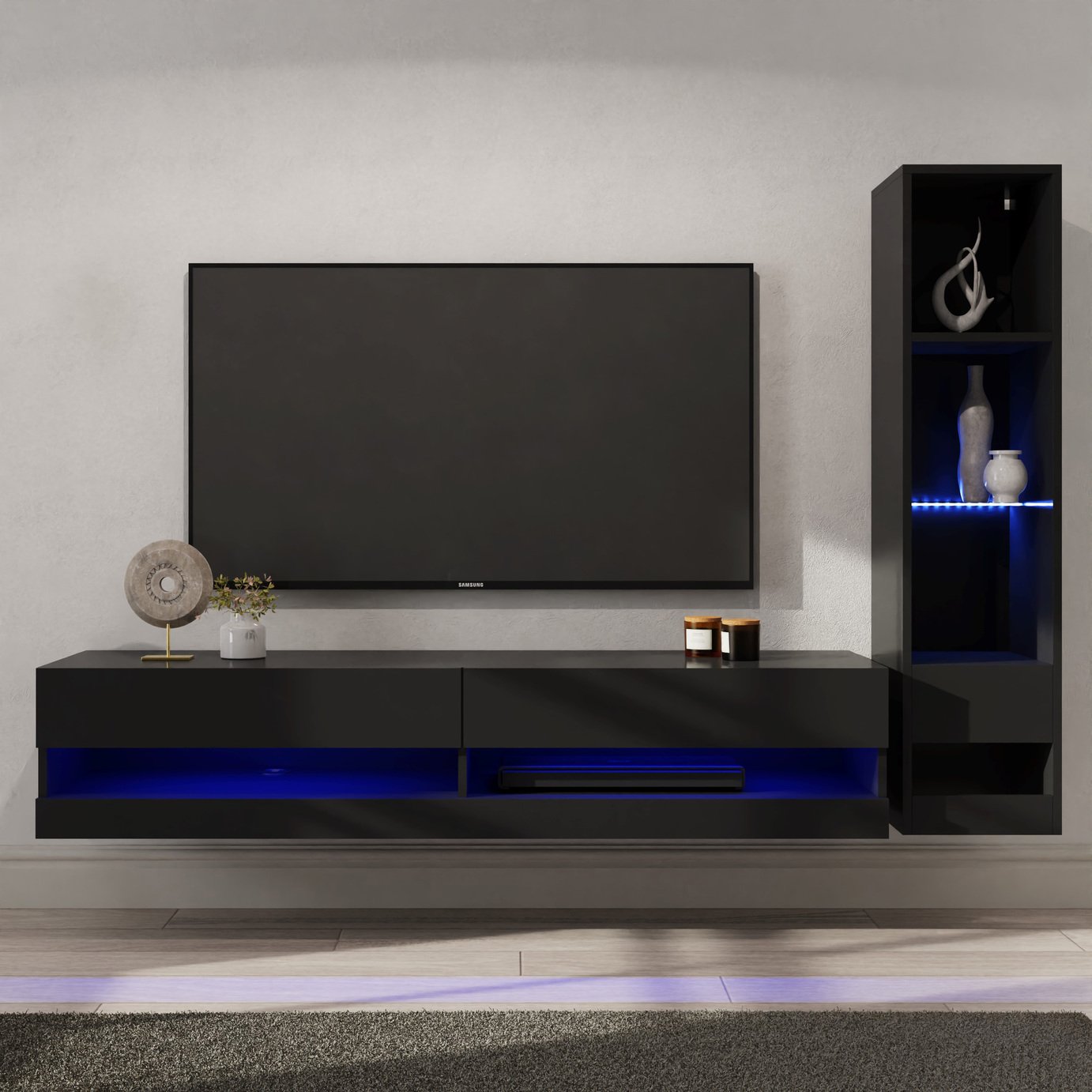 GFW Galicia 2 Piece Furniture Set with 150cm Unit 