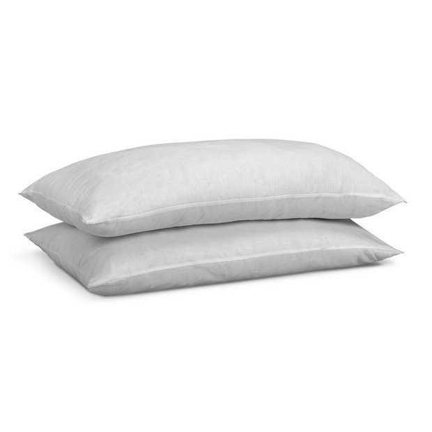 Buy Habitat Medium Support Pillow - 2 Pack | Pillows | Habitat