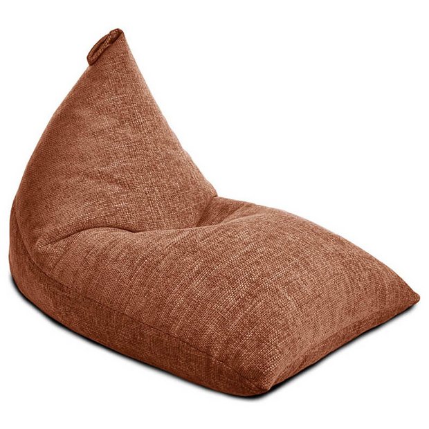 Burnt orange discount bean bag chair