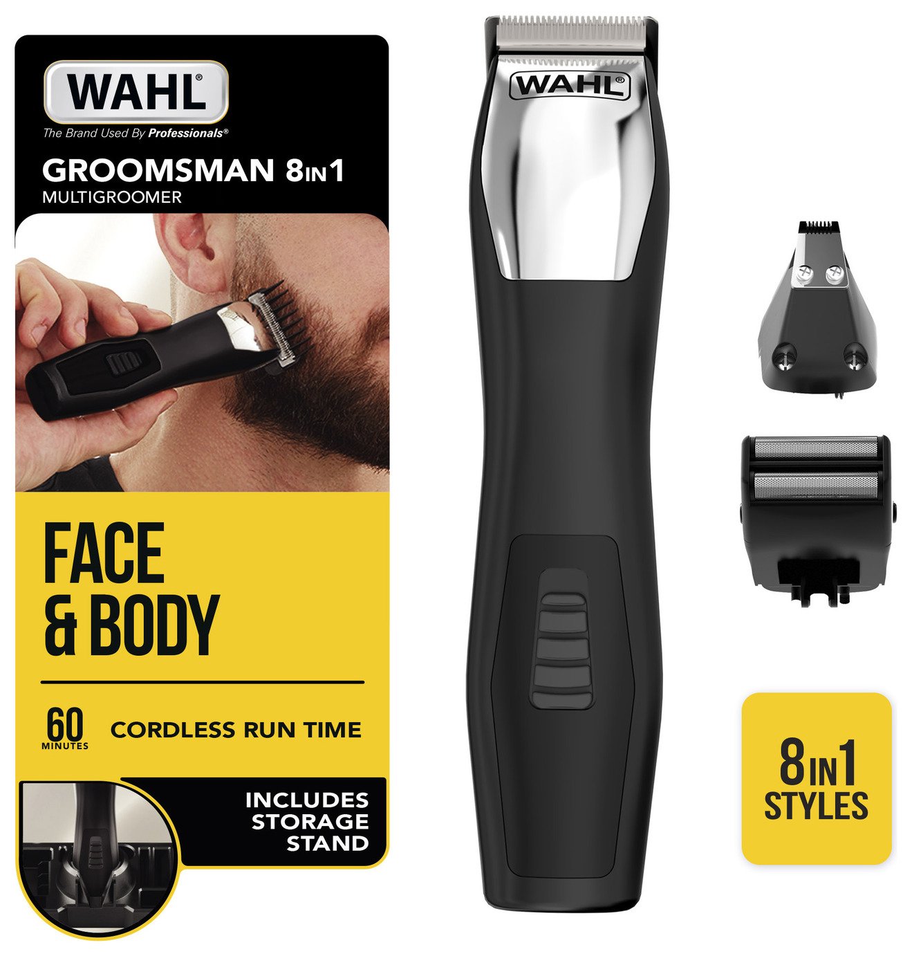 Wahl Groomsman 8in1 Beard Trimmer & Hair Clipper 9855-3717X