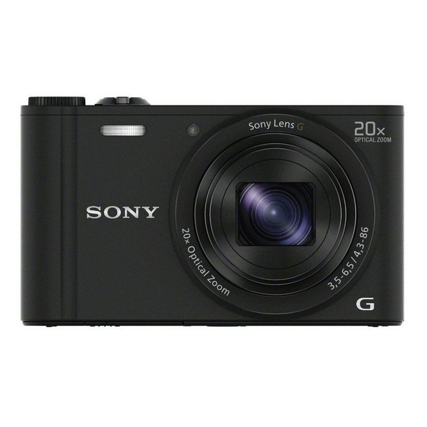 Buy Sony Cybershot WX350 18MP 20x Zoom Compact Digital Camera | Superzoom cameras | Argos