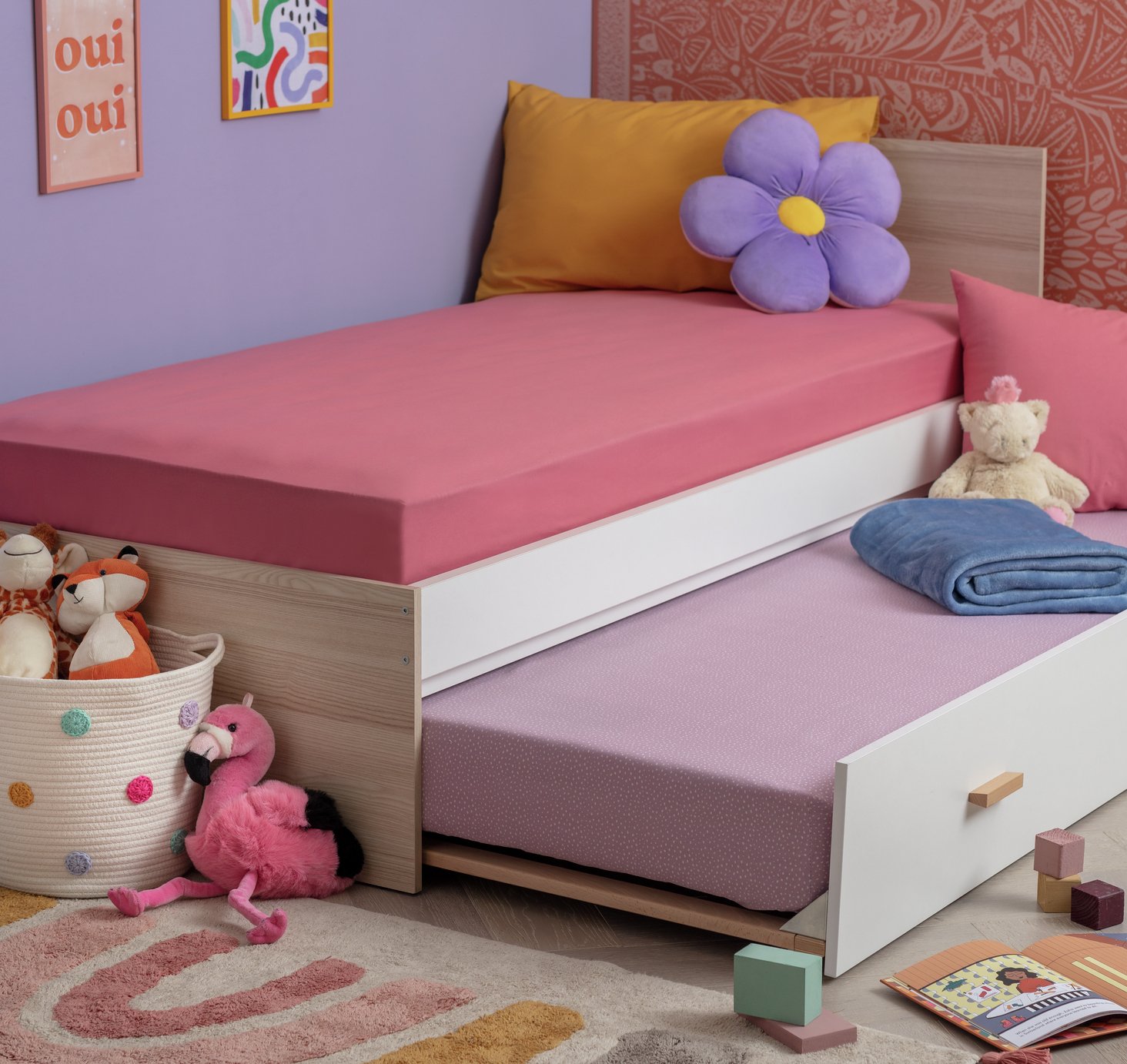 Habitat Kids Enchanted 2 Pack Fitted Sheet