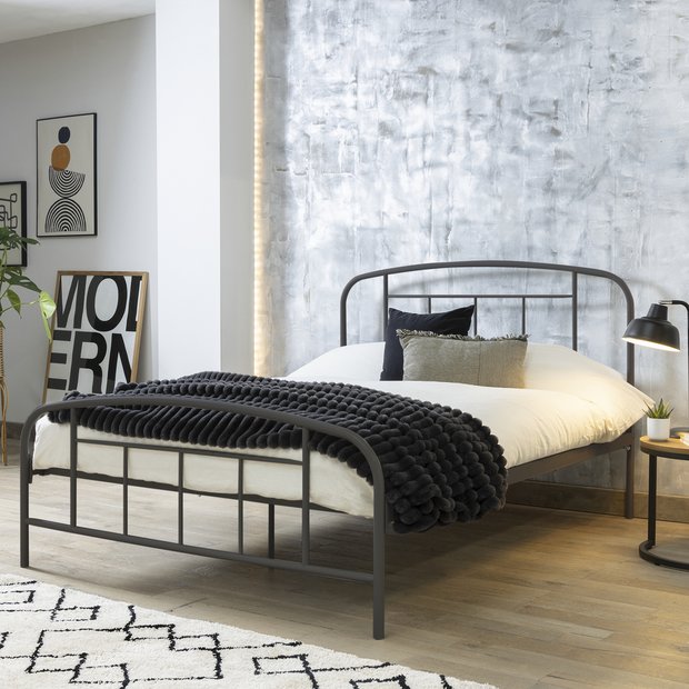 Argos metal bed frame small double discount
