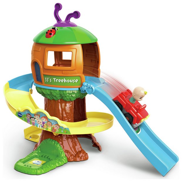 Buy CoComelon Toot Toot Drivers Tree House Playsets and figures Argos