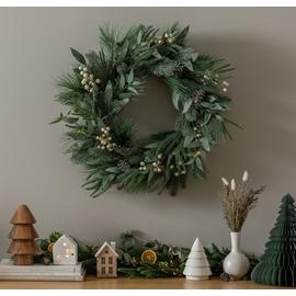 Argos Home Extra Large Faux Berries Christmas Wreath