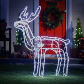Habitat Animated Gazing Reindeer Christmas Decoration