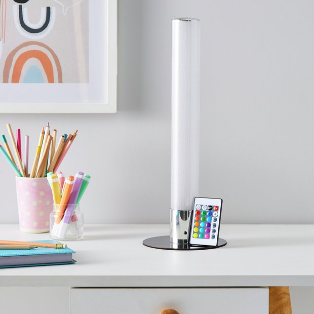Buy Glow Kids Shimmer LED Cylinder Table Lamp Multicoloured