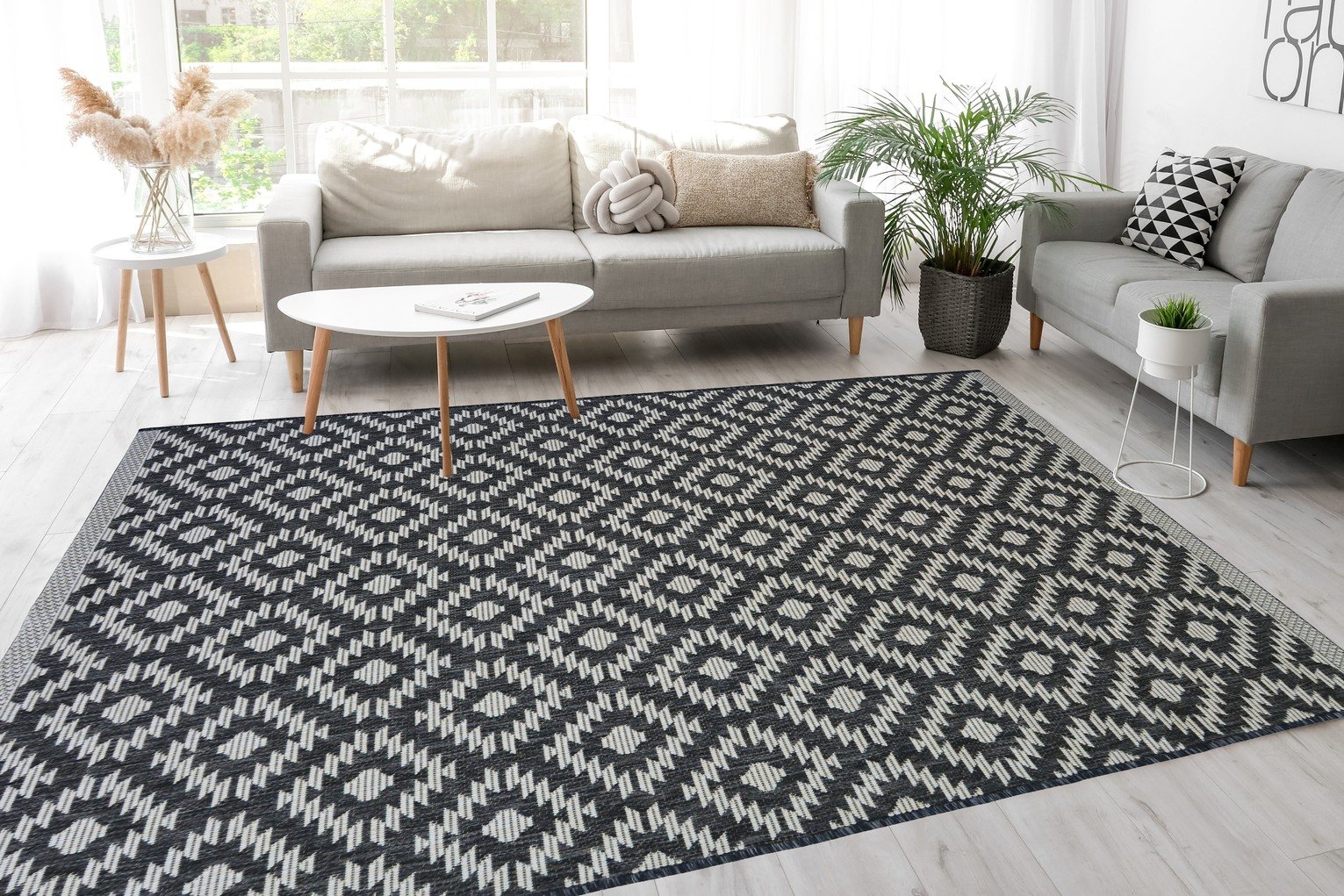 Genesis Grey Indoor Outdoor Rug - 160X230