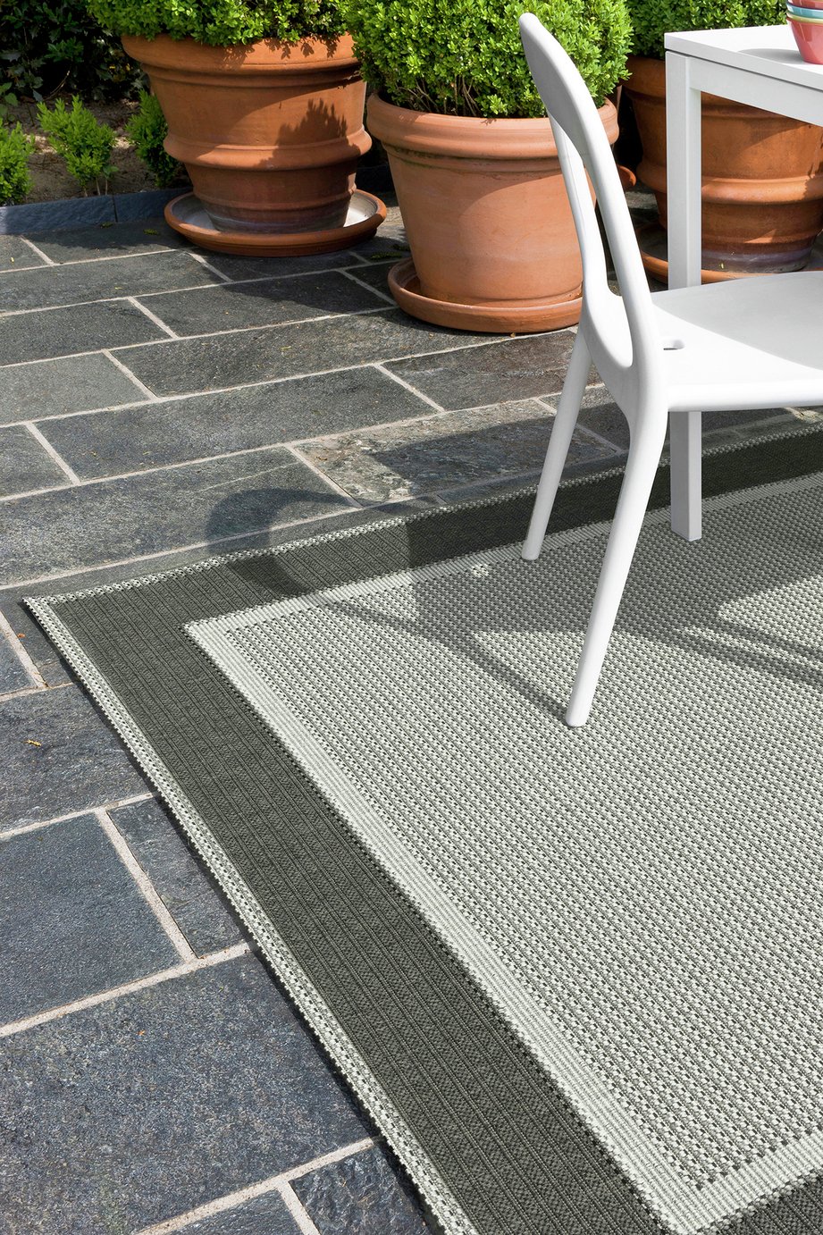 Solstice Grey Indoor Outdoor Rug - 200X290cm