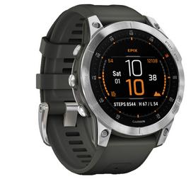 Garmin Epix 2 Silicone Strap Smart Watch - Slate