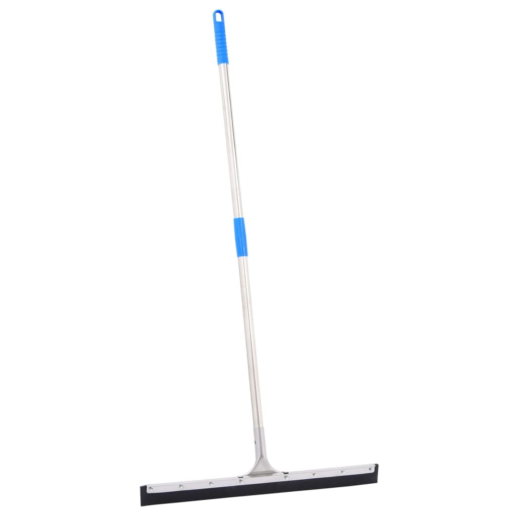 Walplus Steel Floor Squeegee and Rubber - Silver - 55 x 122.5 cm
