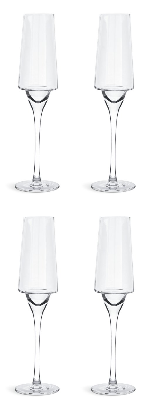 Habitat Sahara Set of 4 Prosecco Glasses