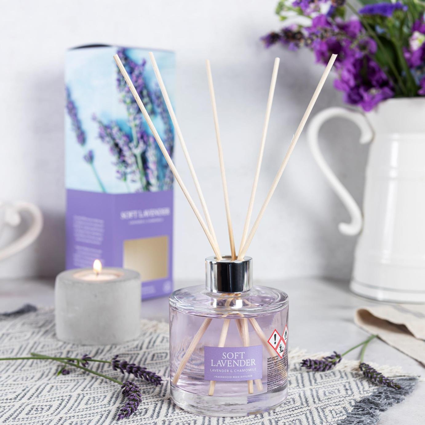 Wax Lyrical 200ml Reed Diffuser - Soft Lavender
