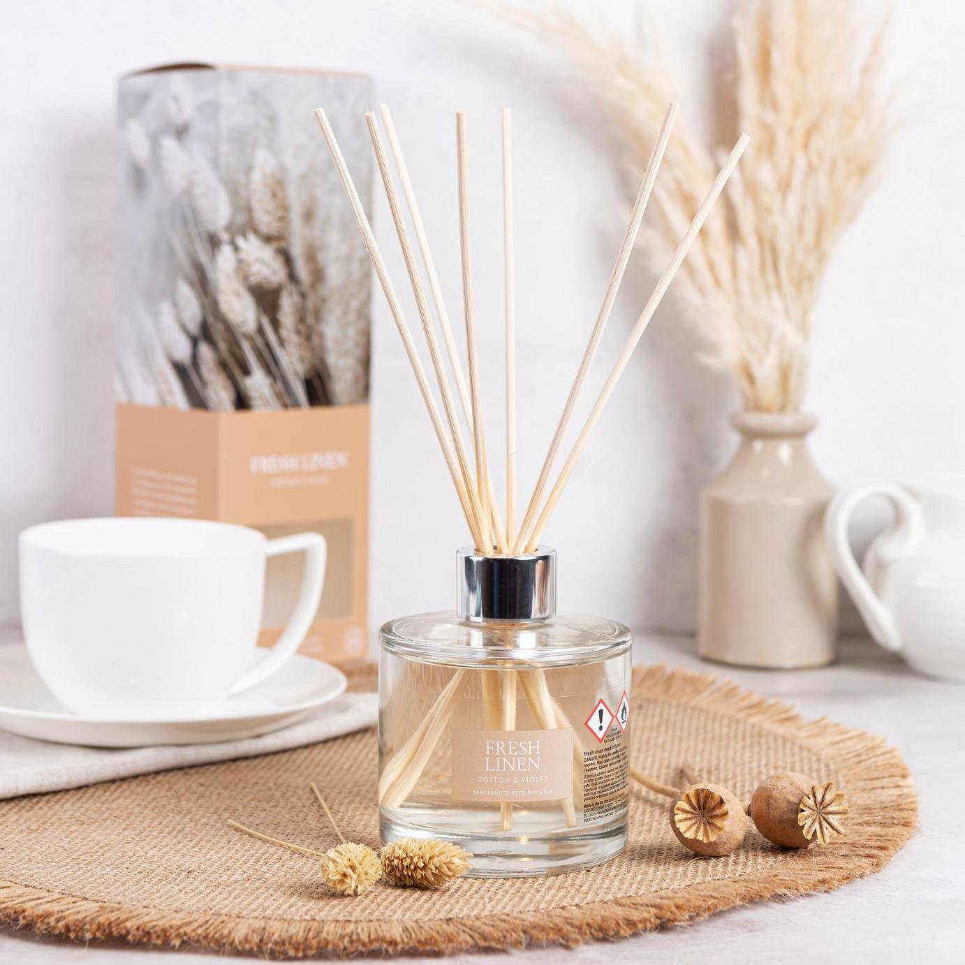 Wax Lyrical 200ml Scented Diffuser - Fresh Linen