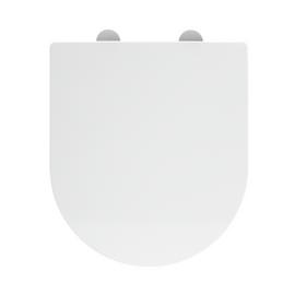 Argos Home Thermoplastic Square Back Toilet Seat - White