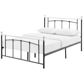 Argos Home Yani Double Metal Bed Frame - Black
