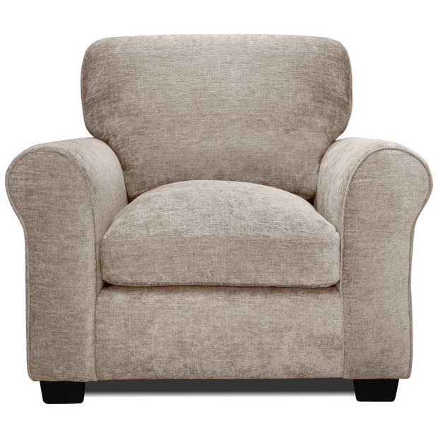 Buy Argos Home Taylor Fabric Armchair Mink Armchairs and