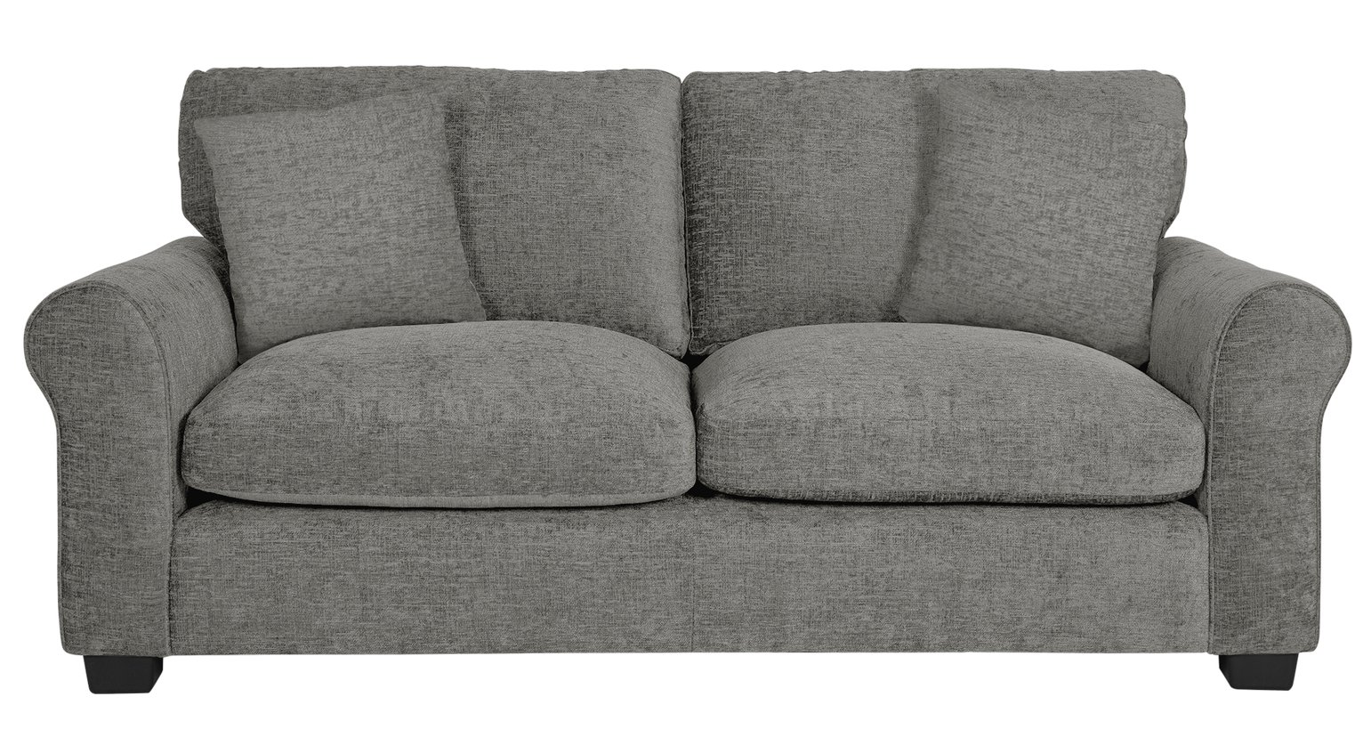 Argos Home Taylor Fabric 3 Seater Sofa - Grey
