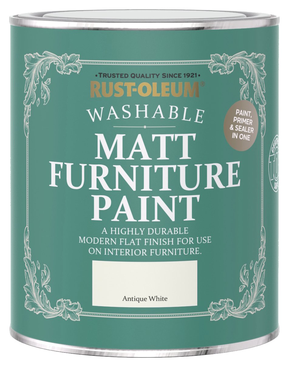 Rust-Oleum Furniture Matt Paint 750ml - Antique White