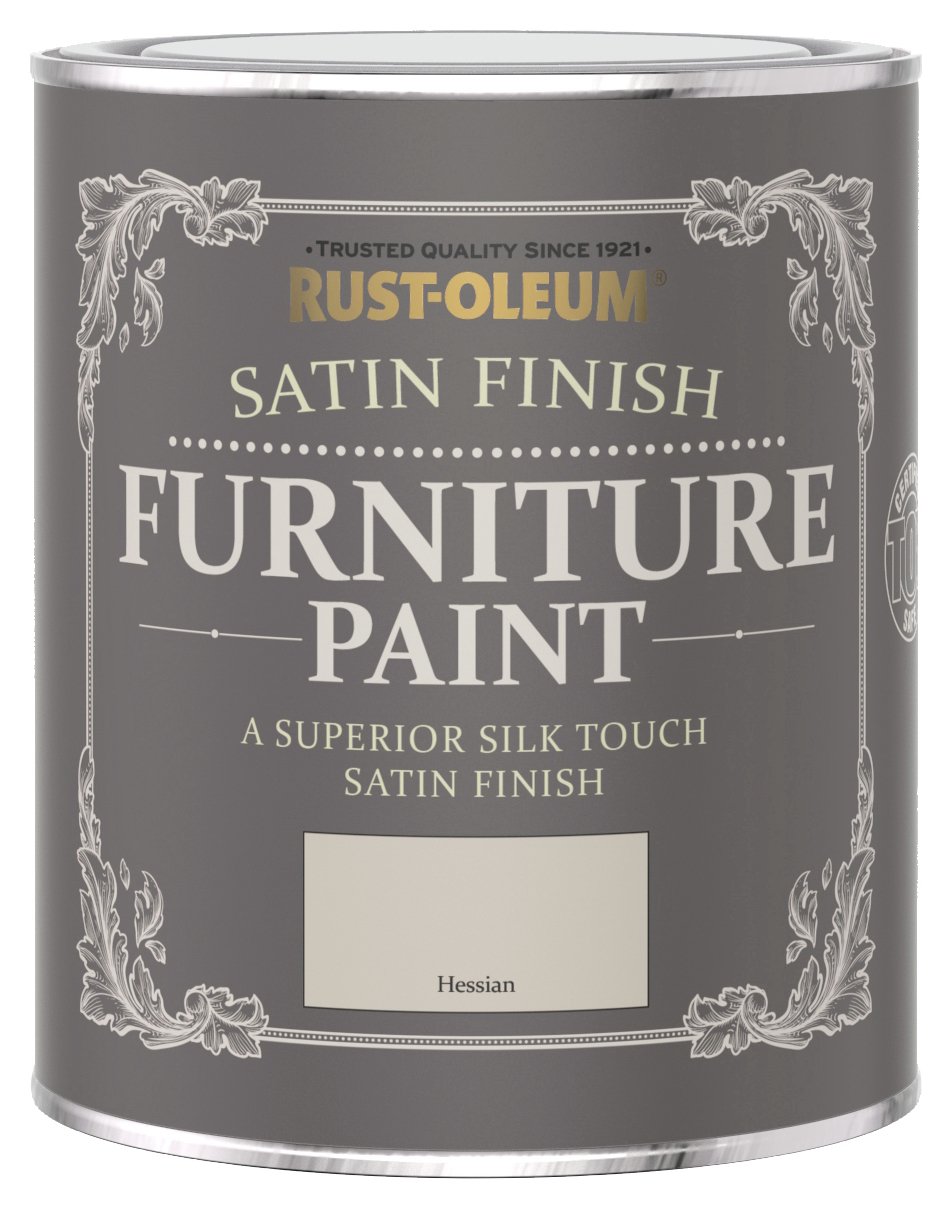 Rust-Oleum Furniture Satin Paint 750ml - Hessian