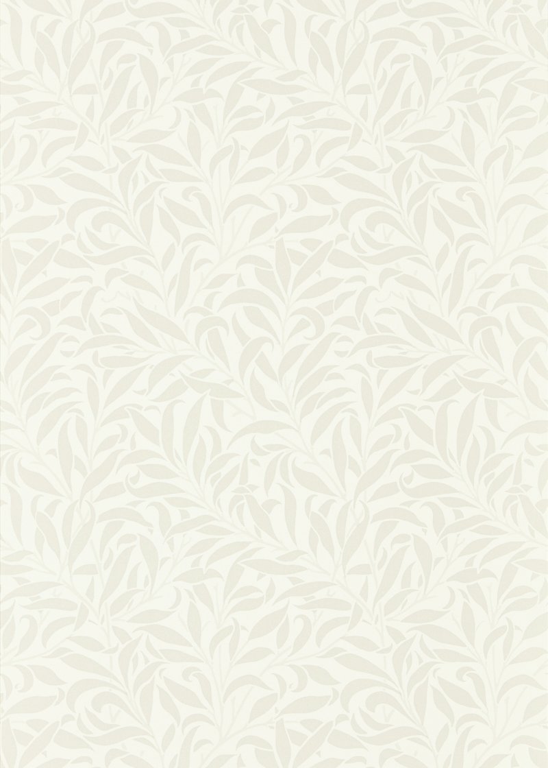 Morris & Co. Pure Willow Bough White Floral Wallpaper