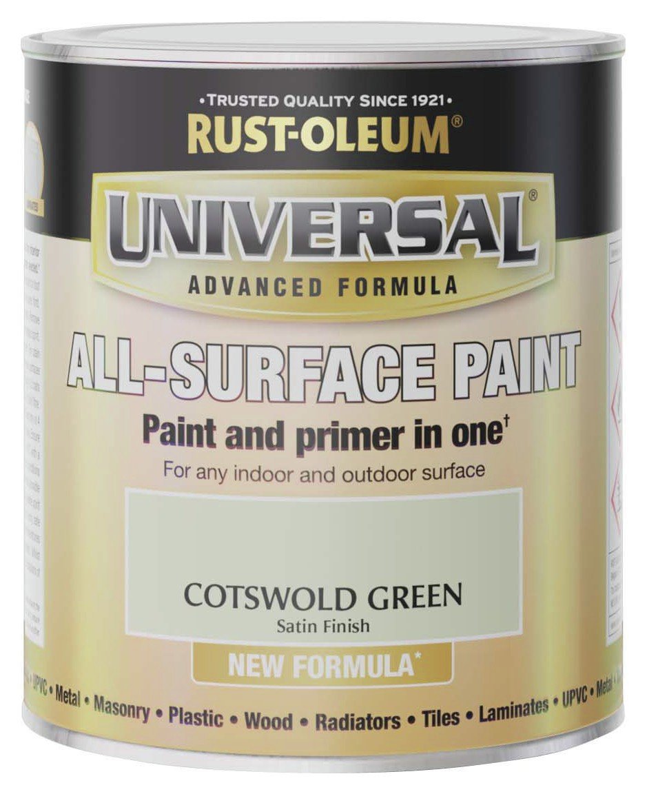 Rust-Oleum Universal All-Surface Satin Paint 750ml - Green
