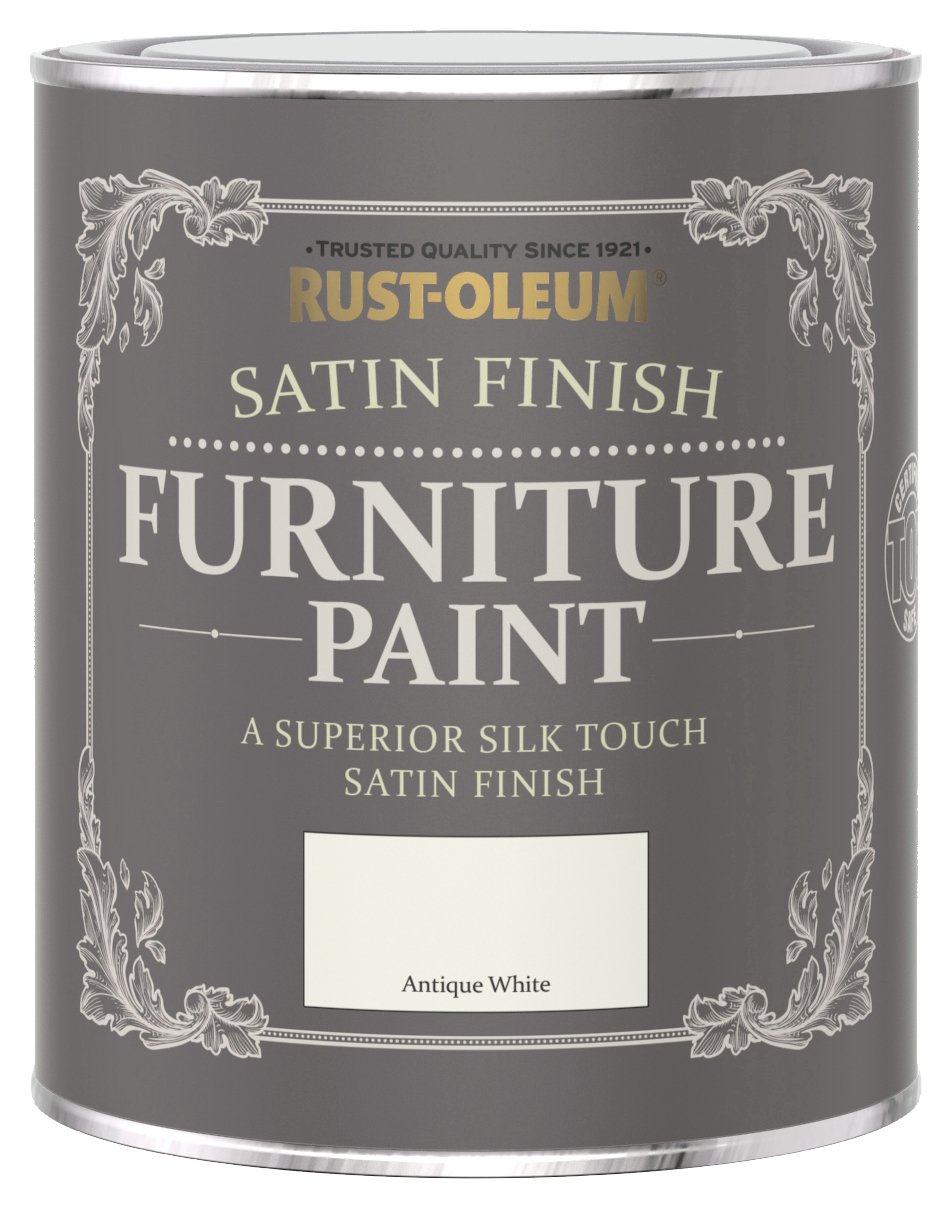 Rust-Oleum Furniture Satin Paint 750ml - Antique White