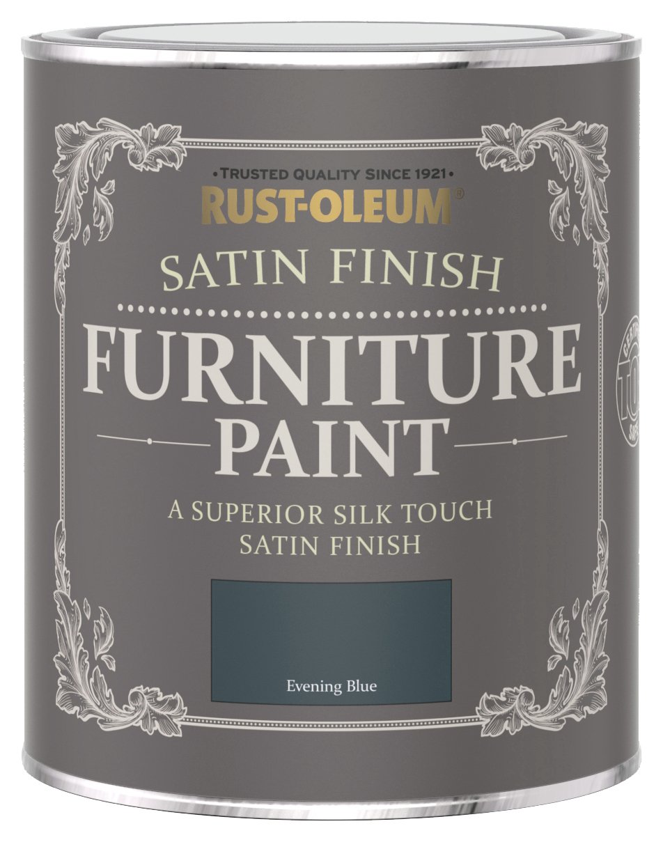 Rust-Oleum Furniture Satin Paint 750ml - Evening Blue