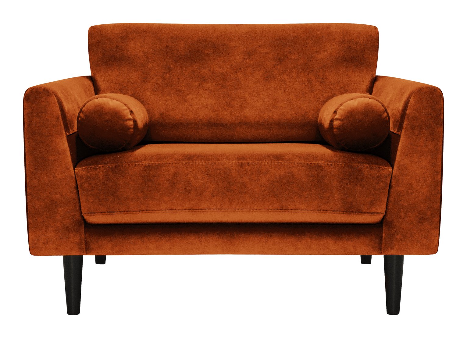 Habitat Jacob Fabric Cuddle Chair - Orange