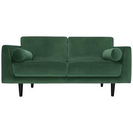 Buy Habitat Jacob Velvet Left Hand Corner Sofa Black Sofas Argos