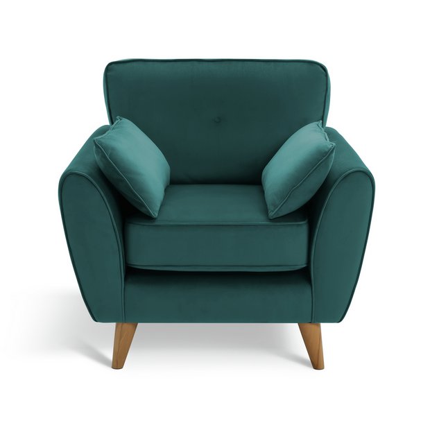 Teal green clearance armchair