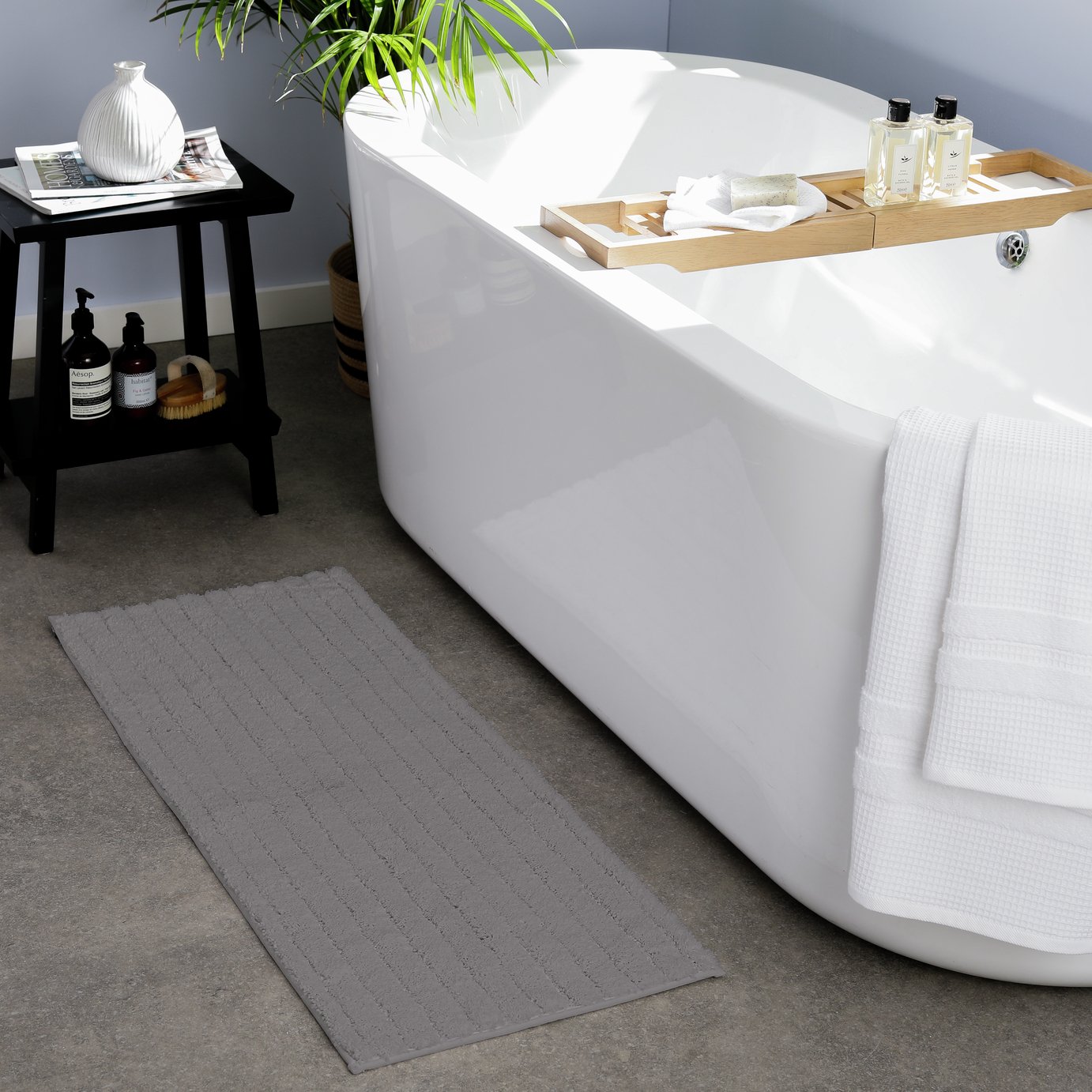 Habitat Quick Dry Cut Pile Bath Runner