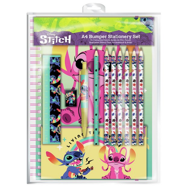 Disney Stitch pencils set of 3, Hobbies & Toys, Stationery & Craft