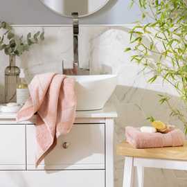 Habitat Hygro Anti Microbial 2 Pack Face Cloth - Blush Pink