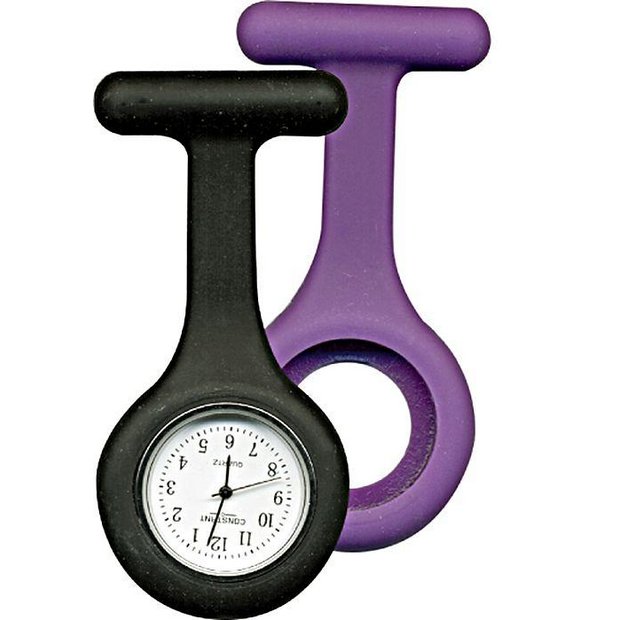 Buy Constant Nurses Purple and Black Fob Watch Womens watches