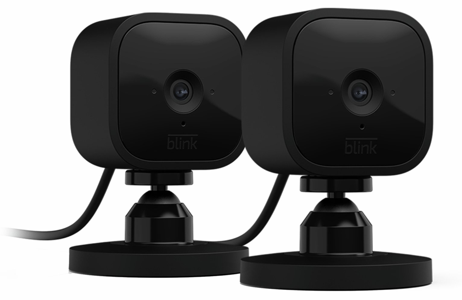 Blink Mini Indoor Plug-In CCTV Security Camera Black -2 Pack