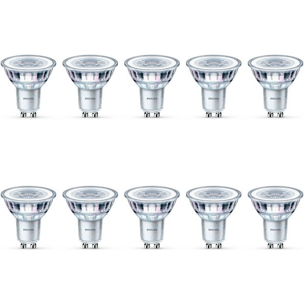 MARKPRO LIGHTING  Philips Essential LED 220V 4.6W 3000K 36D GU10 15000hrs.  (no dim)