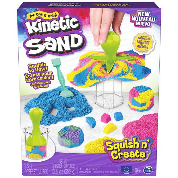 Buy Kinetic Sand Squish N' Create Playset, Kids arts and crafts kits