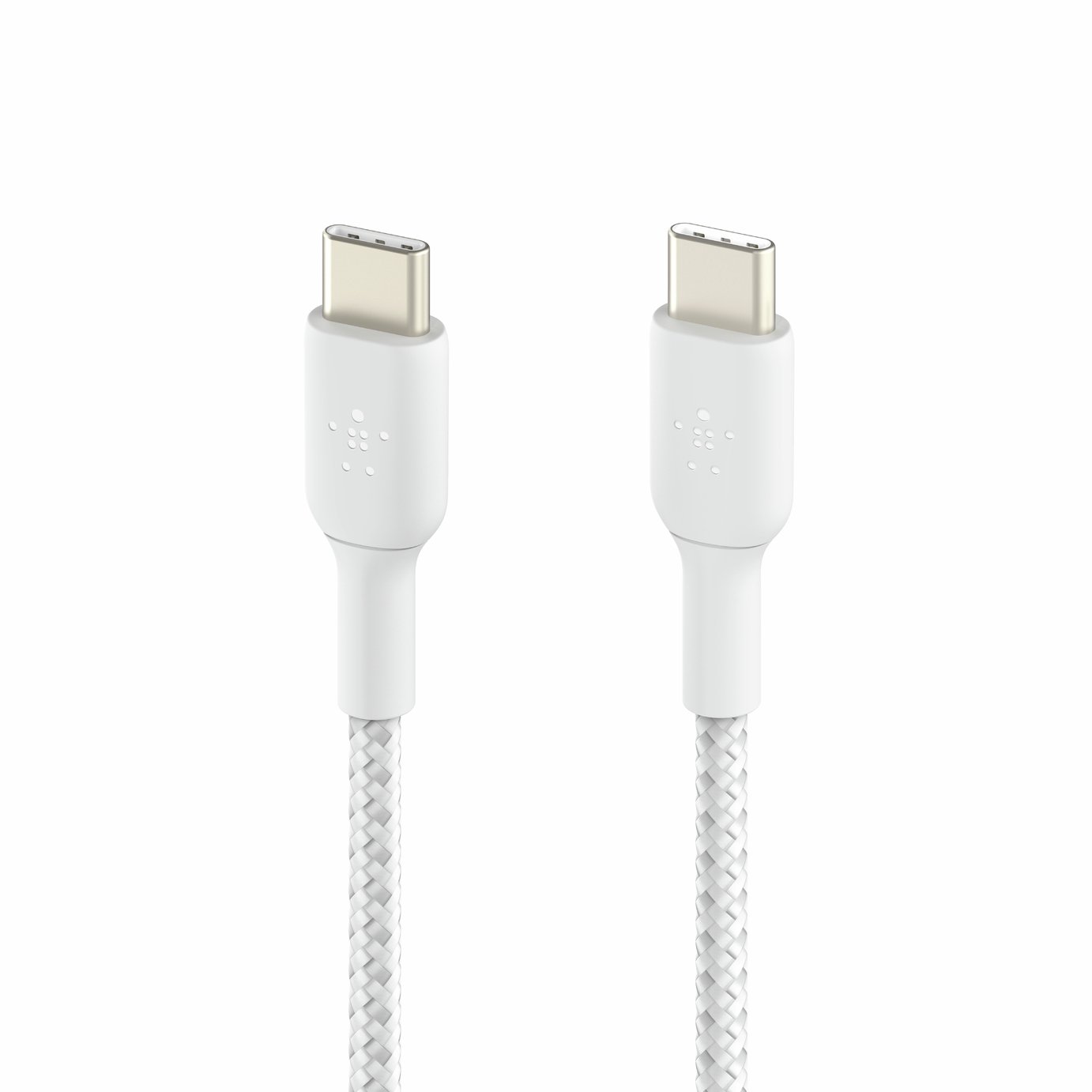Belkin Braided USB-C to USB-C 1m Cable - White