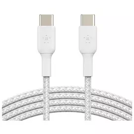 Belkin Braided USB-C to USB-C 1m Cable - White