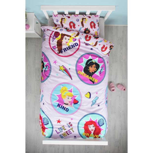 Buy Disney Princess Fearless Bedding Set Single Kids Duvet Sets