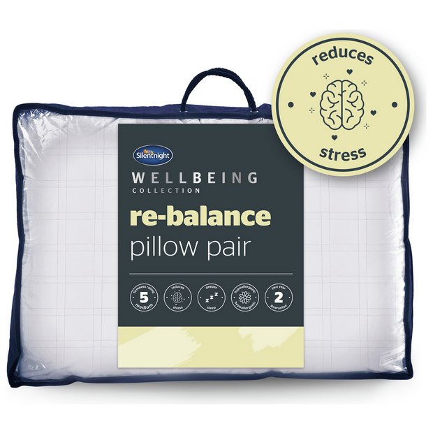 Buy Silentnight Wellbeing Rebalance Stress Relieving Pillows, Pillows