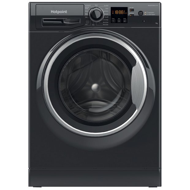 Buy Hotpoint NSWM7469BSUK 7KG 1400 Washing Machine Black Washing machines Argos