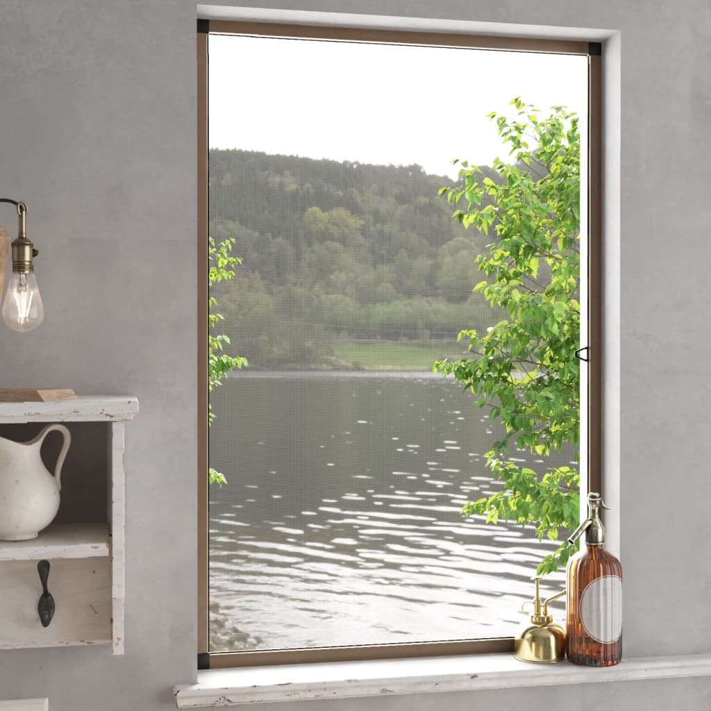 Walplus Insect Screen - Brown - 80 x 120 cm