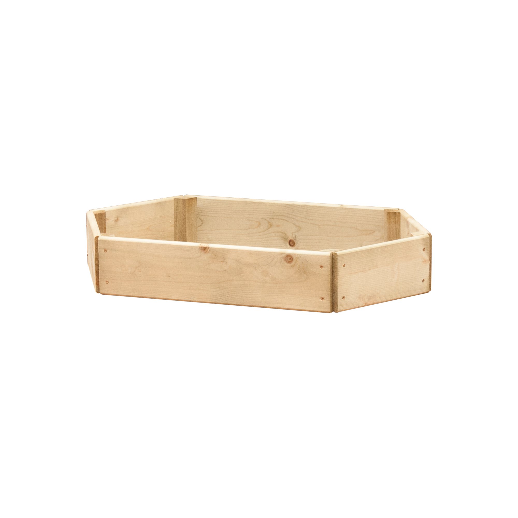 Greena Extended Hexagonal Wooden Raised Bed 60 x 30cm, 1 Tier