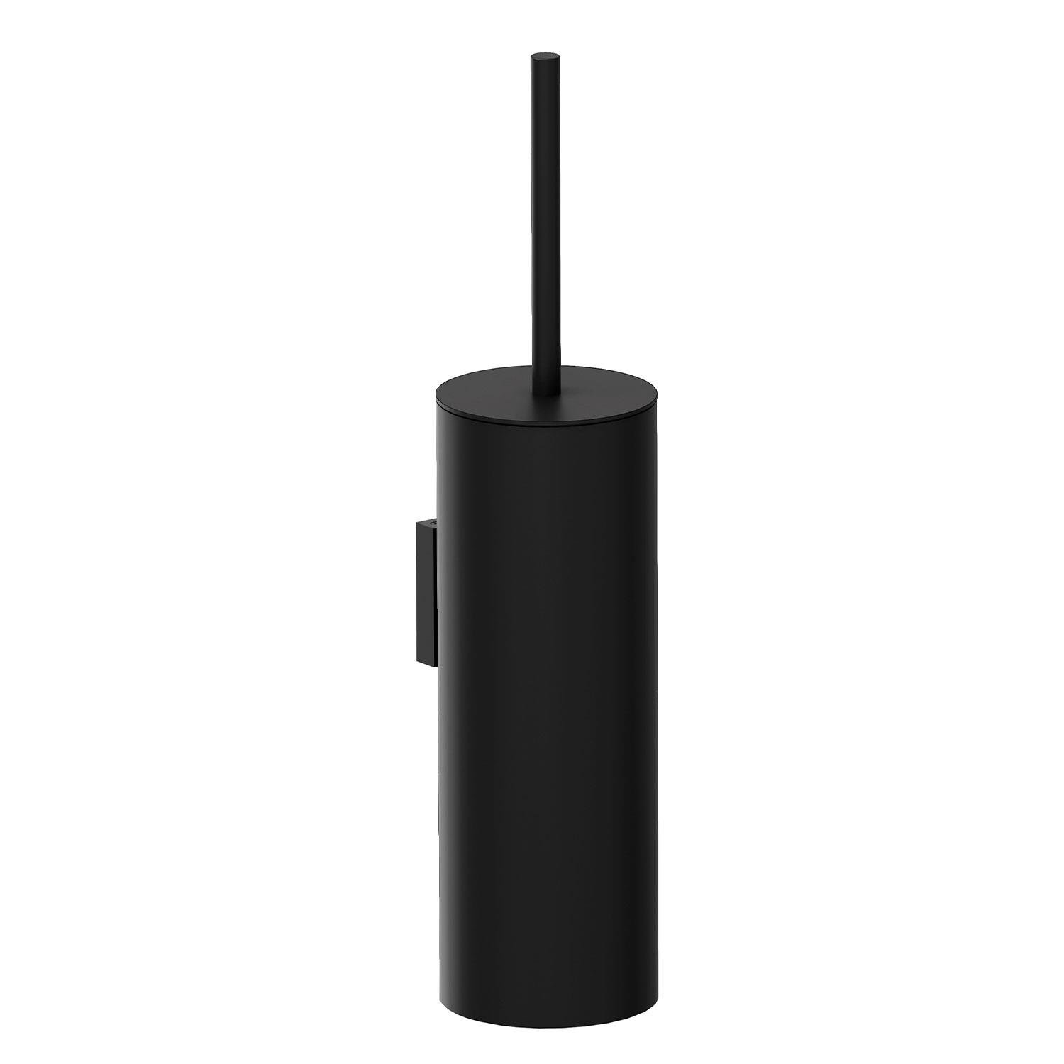 Cosmic Kubic Toilet Brush & Holder - Matt Black