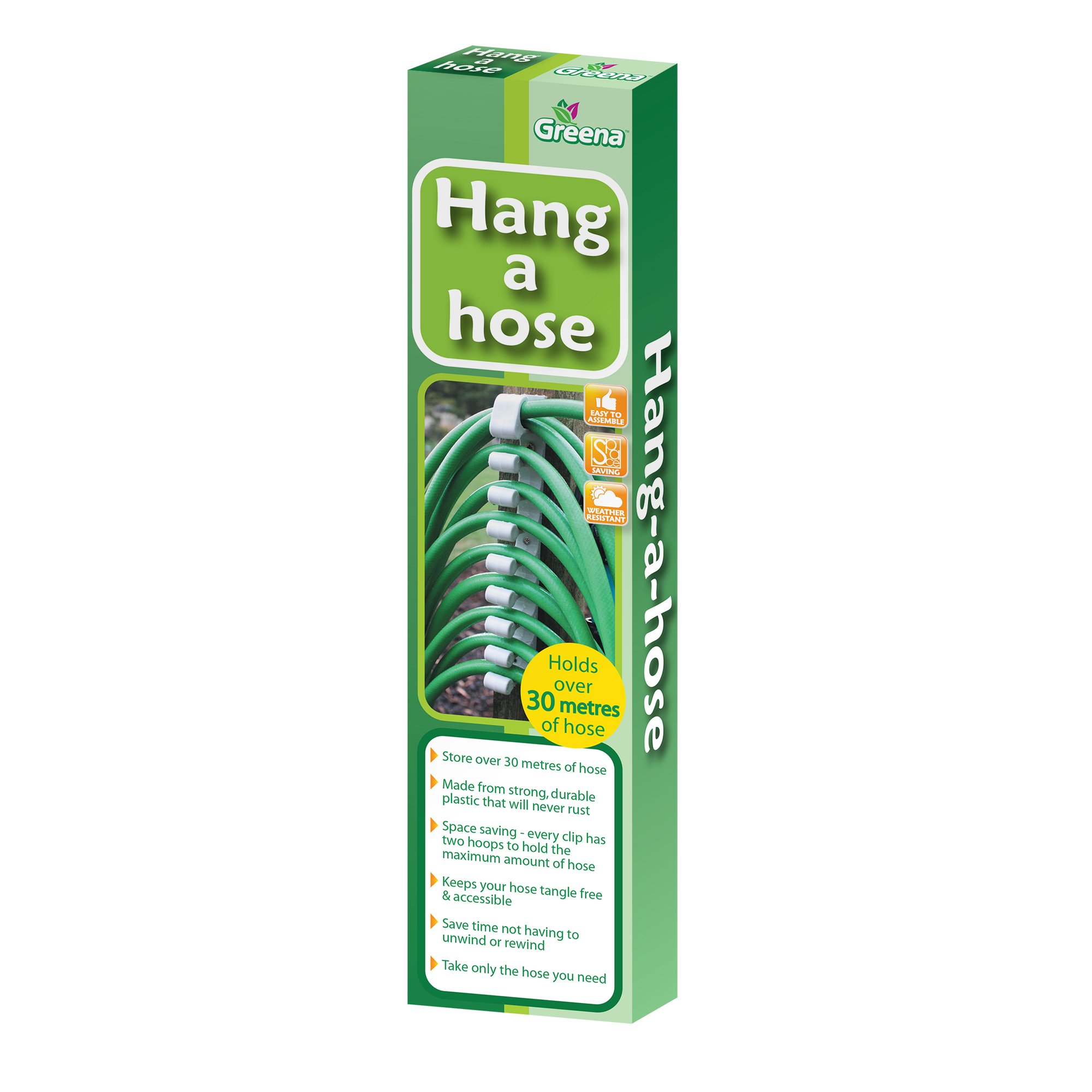 Greena Hang-a-Hose - Hose Holder - 2pk