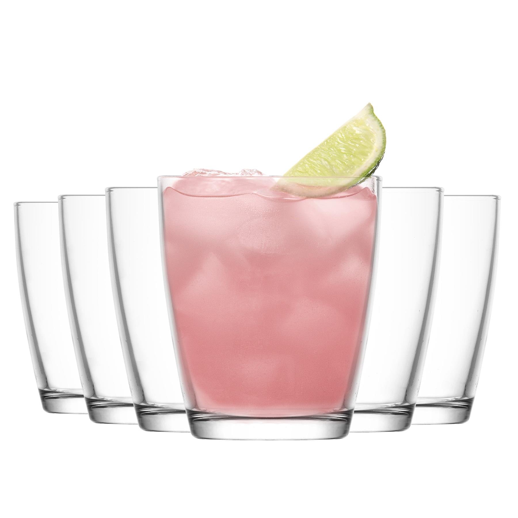LAV Vega Water Glasses - Clear - Pack of 12